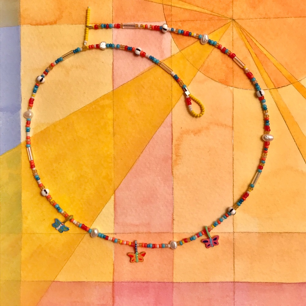 Butterfly Confetti Necklace ✨🦋✨